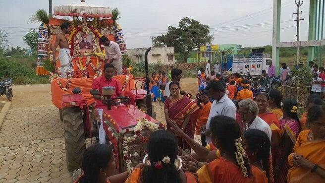Indigenous Vivekananda Ratha in Meyyur during Swamiji Jayanti 2019 (Photos)